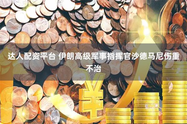 达人配资平台 伊朗高级军事指挥官沙德马尼伤重不治