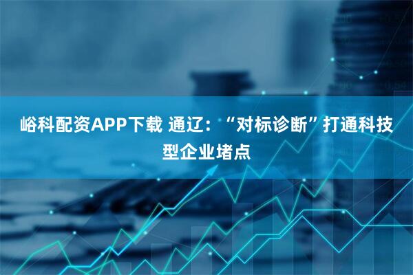 峪科配资APP下载 通辽：“对标诊断”打通科技型企业堵点
