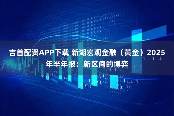 吉首配资APP下载 新湖宏观金融(黄金)2025年半年报:新区间的博弈